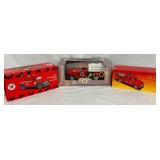3 Die-Cast Trucks: Texaco and Shell Themed Models