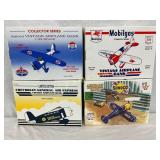 4 Collector Series Vintage Airplane Banks with Ori
