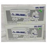 Two Unopened Wal-Mart Tractor & Trailer Radio Alar