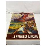 1942 WW2 U.S. Government Propaganda Poster, �A Car 1942 WW2 U.S. Government Propaganda Poster, �A Car