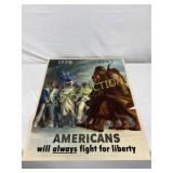 1943 Original American WW2 Poster, �Americans Will 1943 Original American WW2 Poster, �Americans Will