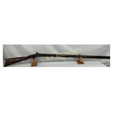 Early Black Powder Rifle with Octagonal Barrel and Early Black Powder Rifle with Octagonal Barrel and