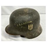 German WWII Steel Helmet with Liner German WWII Steel Helmet with Liner
