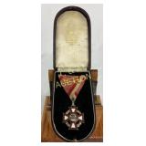 Early German WWII Merit Cross with Case by Maker J Early German WWII Merit Cross with Case by Maker J