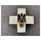 German Red Cross Badge with Eagle and Swastika Emb German Red Cross Badge with Eagle and Swastika Emb