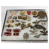 26 Assorted WW2 Military Medals and Insignias 26 Assorted WW2 Military Medals and Insignias
