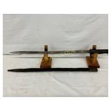 Early U.S. Dagger with Metal Scabbard, 26-Inch Len Early U.S. Dagger with Metal Scabbard, 26-Inch Len