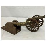 Small Metal and Wood Model Cannons, 2in x 8in and Small Metal and Wood Model Cannons, 2in x 8in and