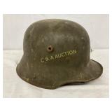 WWII German M40 Helmet with Partial Liner WWII German M40 Helmet with Partial Liner