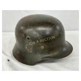WWII German Steel Helmet with Interior Liner WWII German Steel Helmet with Interior Liner