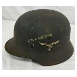 German WWII Luftwaffe Steel Helmet with Decal German WWII Luftwaffe Steel Helmet with Decal