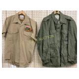 Two: U.S. Military Uniform Pieces, Including USMC Two: U.S. Military Uniform Pieces, Including USMC