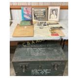 Major Kathleen Harris Military Trunk and Documents Major Kathleen Harris Military Trunk and Documents