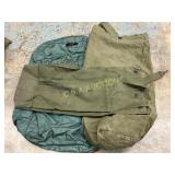 Three Early WW2 Military Items, Including Canvas B Three Early WW2 Military Items, Including Canvas B