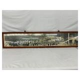 Framed 1941 Panoramic Photograph of 2nd Armored Di Framed 1941 Panoramic Photograph of 2nd Armored Di