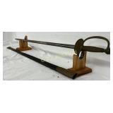 Early Civil War Sword with Scabbard, 38 Inches Lon Early Civil War Sword with Scabbard, 38 Inches Lon