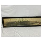 1919 Framed Panoramic Photograph of Early U.S. War 1919 Framed Panoramic Photograph of Early U.S. War