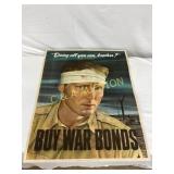 1943 WWII �Buy War Bonds� US Government Poster, 22 1943 WWII �Buy War Bonds� US Government Poster, 22