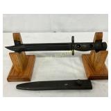 12-Inch WW2 Era Knife with Metal Sheath 12-Inch WW2 Era Knife with Metal Sheath