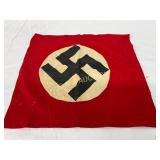 12-Inch German WWII Flag with Swastika Emblem 12-Inch German WWII Flag with Swastika Emblem