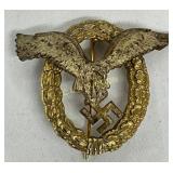 WWII German Luftwaffe Pilot/Observer Badge with Pi WWII German Luftwaffe Pilot/Observer Badge with Pi