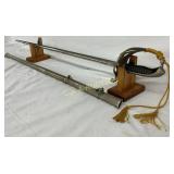 37-Inch Police del Ecuador Dress Sword with Scabba 37-Inch Police del Ecuador Dress Sword with Scabba