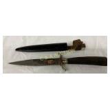 11-Inch World War II-Era Dagger with Sheath 11-Inch World War II-Era Dagger with Sheath