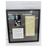 Framed WWII POW Letter and Photograph of Admiral L Framed WWII POW Letter and Photograph of Admiral L