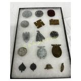 16 German WWII Military Medals and Insignia 16 German WWII Military Medals and Insignia