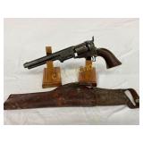 Early Colt Black Powder Revolver with Holster Early Colt Black Powder Revolver with Holster
