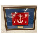 Framed U.S. Navy Office of the Under Secretary Red Framed U.S. Navy Office of the Under Secretary Red