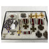 17 German WWII Military Awards and Badges with Rib 17 German WWII Military Awards and Badges with Rib