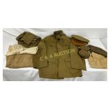 C.C. Swans World War I Military Uniform with Cap a C.C. Swans World War I Military Uniform with Cap a