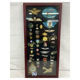 Framed Lot of 44 Early WW2 Era Military and Aviati Framed Lot of 44 Early WW2 Era Military and Aviati