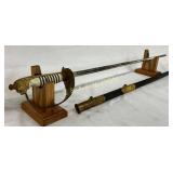 Imperial Germany 35-Inch Navy Sword with Scabbard Imperial Germany 35-Inch Navy Sword with Scabbard