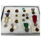 15 Italian and WWII-Era Military Medals and Commem 15 Italian and WWII-Era Military Medals and Commem