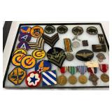 33 WW2 Era Medals, Patches, and Insignia 33 WW2 Era Medals, Patches, and Insignia