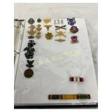 Early 20th-Century Military Medals, Pins, and Corr Early 20th-Century Military Medals, Pins, and Corr