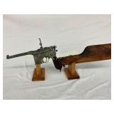 Mauser C96 Broomhandle WW2-Era Training Pistol wit Mauser C96 Broomhandle WW2-Era Training Pistol wit