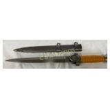 WWII German Red Cross Officer Dagger with Scabbard WWII German Red Cross Officer Dagger with Scabbard