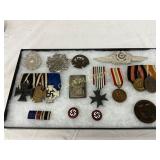 13 Total WWII German Medals with Badges and Decora 13 Total WWII German Medals with Badges and Decora