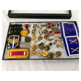 43 WWII-era Pins, Buttons, Medals, and Insignia 43 WWII-era Pins, Buttons, Medals, and Insignia