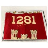 WWII Era U.S. Army Engineers �1281 HQ� Guidon Flag WWII Era U.S. Army Engineers �1281 HQ� Guidon Flag