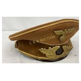 German WWII Era Officer�s Visor Cap with Insignia German WWII Era Officer�s Visor Cap with Insignia