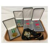 5 Early WWII Era Medals, Including Bronze Stars an 5 Early WWII Era Medals, Including Bronze Stars an