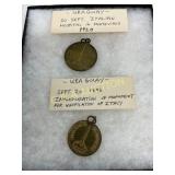 Two Uruguay Commemorative Medals � Italian Heritag Two Uruguay Commemorative Medals � Italian Heritag