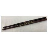 Civil War Era Wooden Drumsticks with Rounded Tips Civil War Era Wooden Drumsticks with Rounded Tips