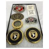 8 War-Related Belt Buckles and Military-Themed Ite 8 War-Related Belt Buckles and Military-Themed Ite