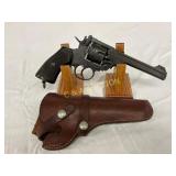 739fp Webley Mark VI Revolver with Leather Holster 739fp Webley Mark VI Revolver with Leather Holster