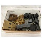 WWII-Era Magazines, Ammunition, and Holsters Assor WWII-Era Magazines, Ammunition, and Holsters Assor